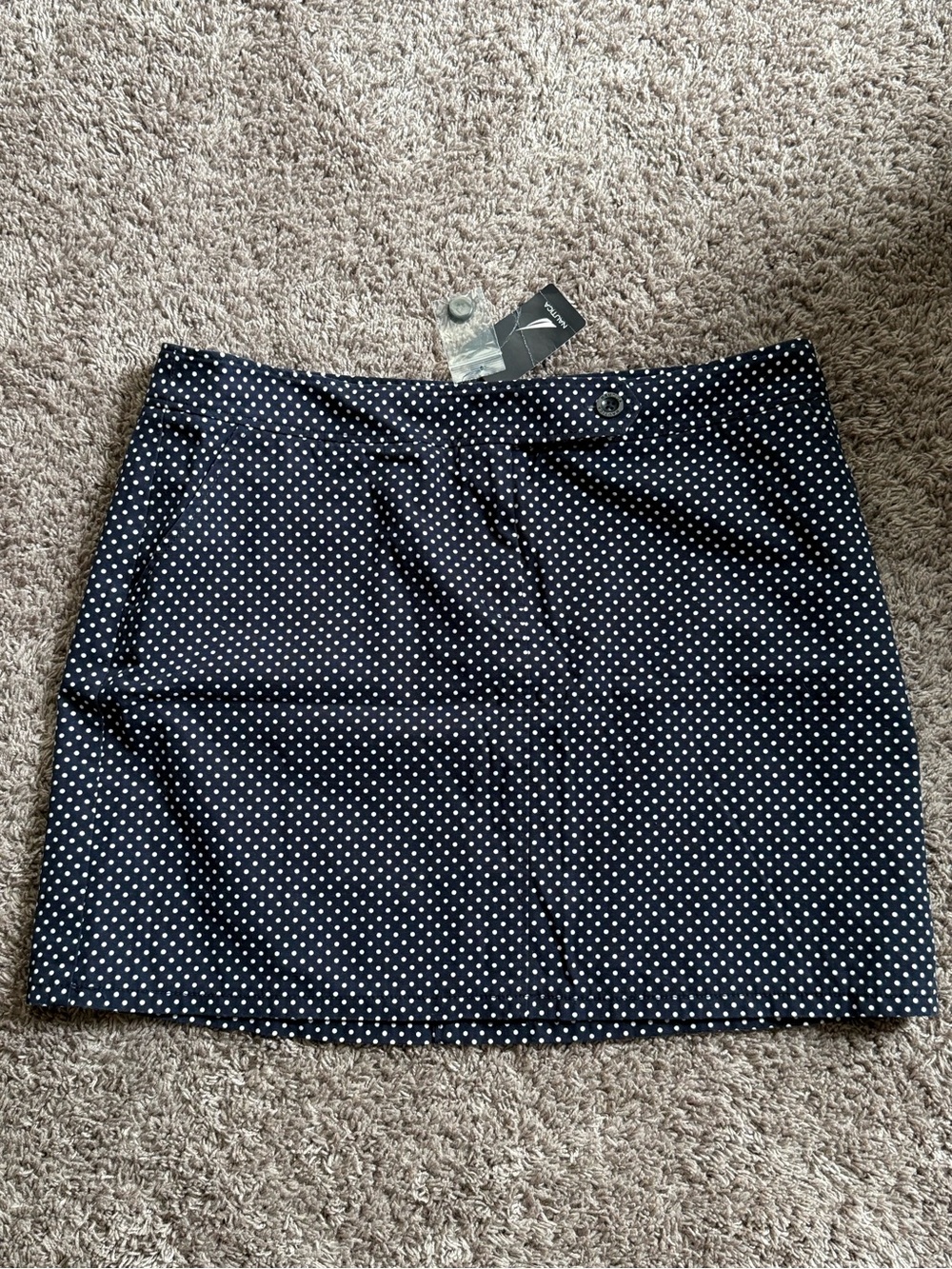 NWT Nautica Polka Dot A-Line Skirt - Women's